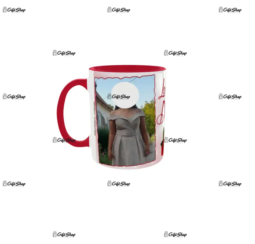 La multi ani,( numele), cana din ceramica, 330ml, personalizata cu 2 poze si text model 3364